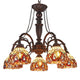 CHLOE Lighting SERENITY Tiffany-style 5 Light Victorian Large Chandelier 27" Wide