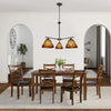 CHLOE Lighting INNES Mission Tiffany-Style Blackish Bronze 3 Light Mini Chandelier 27’’ Wide CHL-CH33359MR27-EE3