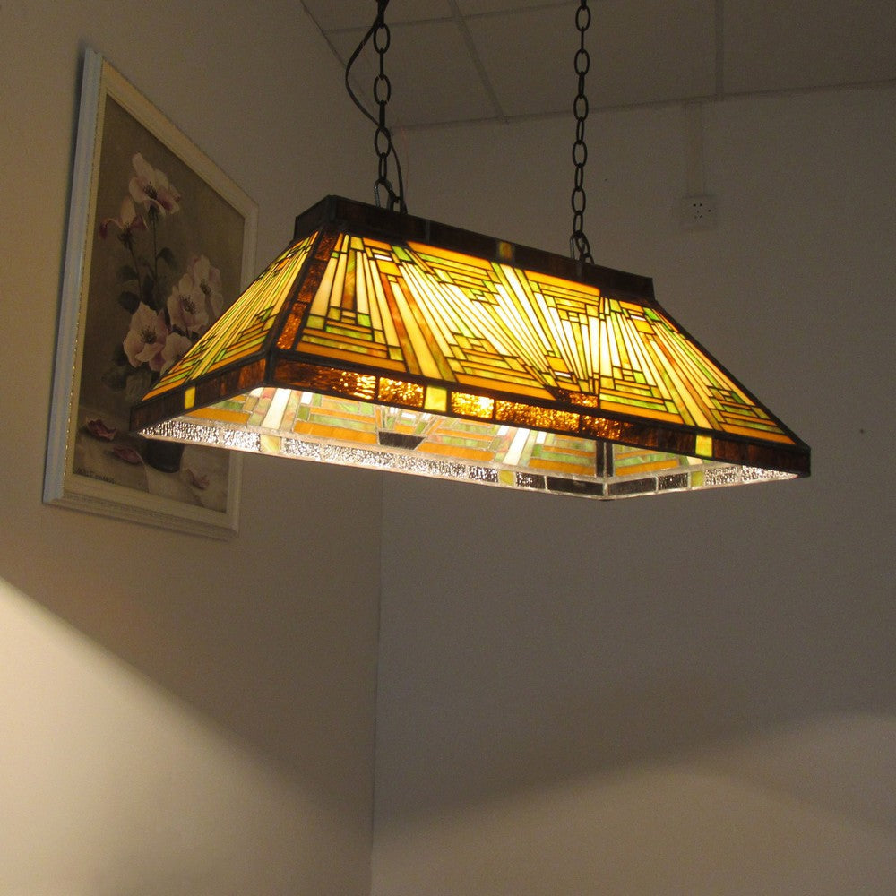 Lighting INNES Mission 3 Light Blackish Bronze Island Pendant 28’’ Wide CHL-CH33359MR28-IL3