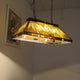 Lighting INNES Mission 3 Light Blackish Bronze Island Pendant 28’’ Wide CHL-CH33359MR28-IL3