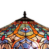 Victorian Design Glass Table Lamp with Trophy Style Base Multicolor CHL-CH33473BV18-DT3