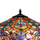 Victorian Design Glass Table Lamp with Trophy Style Base Multicolor CHL-CH33473BV18-DT3