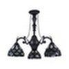CHLOE Lighting GEORGIA Tiffany-Style Victorian Stained Glass Mini Chandelier 21’’ Width CHL-CH38435GG21-DC3