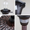 CHLOE Lighting ADIA Tiffany-Style Dark Bronze 1-Light Victorian Torchiere Floor Lamp 14’’ Shade CHL-CH38632AV14-TF1