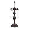 CHLOE Lighting ADIA Victorian Tiffany-Syle Dark Bronze 2 Light Table Lamp 16’’ Wide CHL-CH38632AV16-TL2