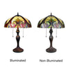 CHLOE Lighting ADIA Victorian Tiffany-Syle Dark Bronze 2 Light Table Lamp 16’’ Wide CHL-CH38632AV16-TL2