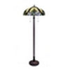 CHLOE Lighting ADIA Tiffany-Style Dark Bronze 2-Light Victorian Floor Lamp 18’’ Shade CHL-CH38632AV18-FL2