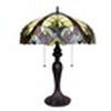 CHLOE Lighting ADIA Victorian Tiffany-Style Dark Bronze 2 Light Table Lamp 18’’ Wide CHL-CH38632AV18-TL2