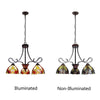 CHLOE Lighting ADIA Victorian Tiffany-Style Dark Bronze 3 Light Mini Chandelier 25’’ Wide CHL-CH38632AV25-DD3