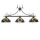 CHLOE Lighting ADIA Victorian Tiffany-style Dark Bronze 3 Light Island Pendant 47’’ Wide CHL-CH38632AV47-IL3