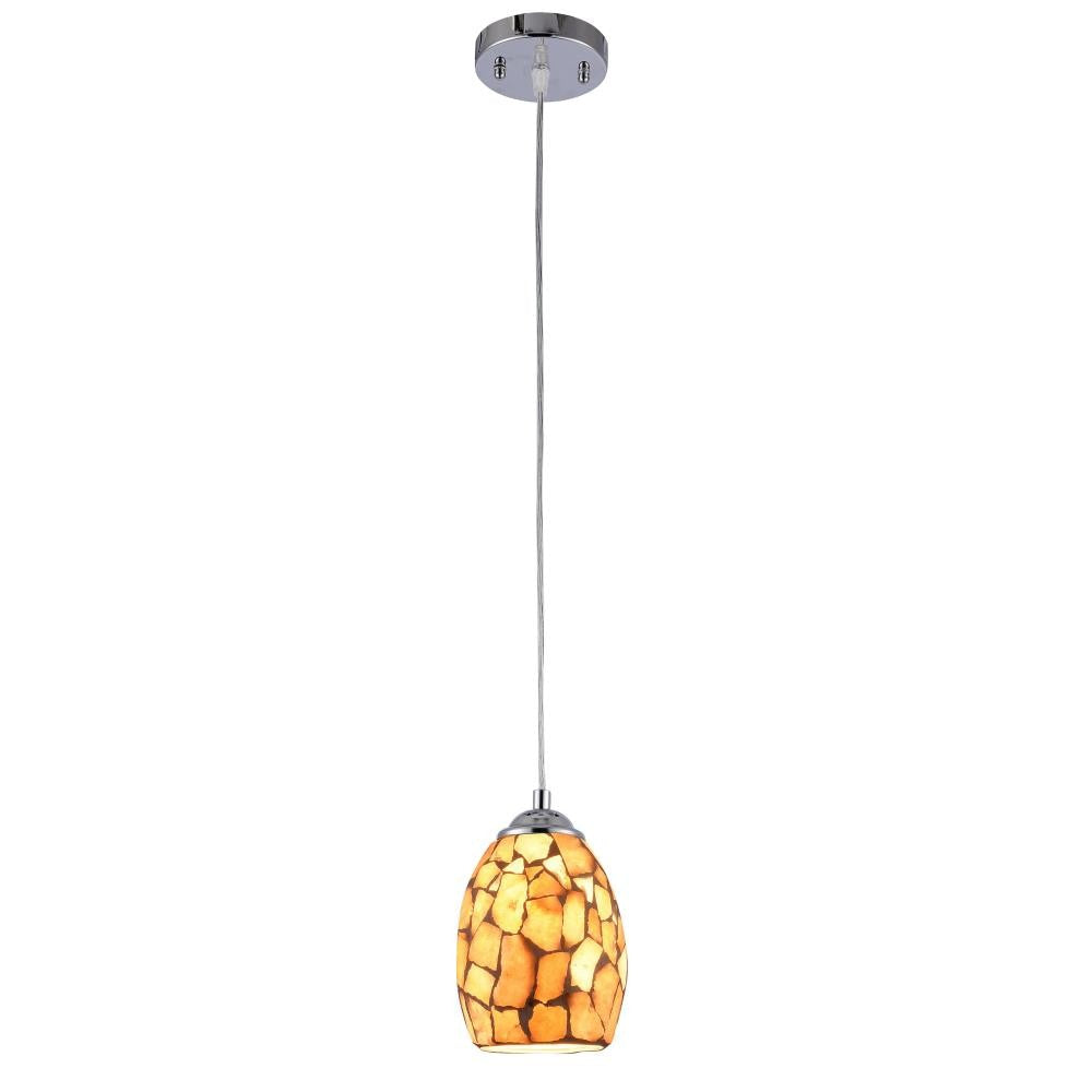 CHLOE Lighting KAI Mosaic 1 Light Ceiling Mini Pendant 5" Shade