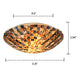 Lighting SHELLEY Mosaic 2 Light Flushmount Ceiling Fixture 12’’ Shade CHL-CH3CD28BC12-CF2