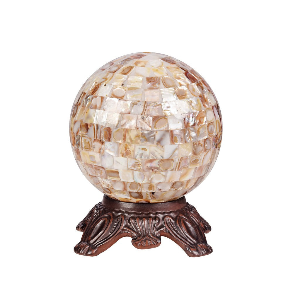 Lighting SHELLEY Mosaic 1 Light Dark Bronze Accent Lamp 8’’ Wide CHL-CH3CD28CC08-TL1