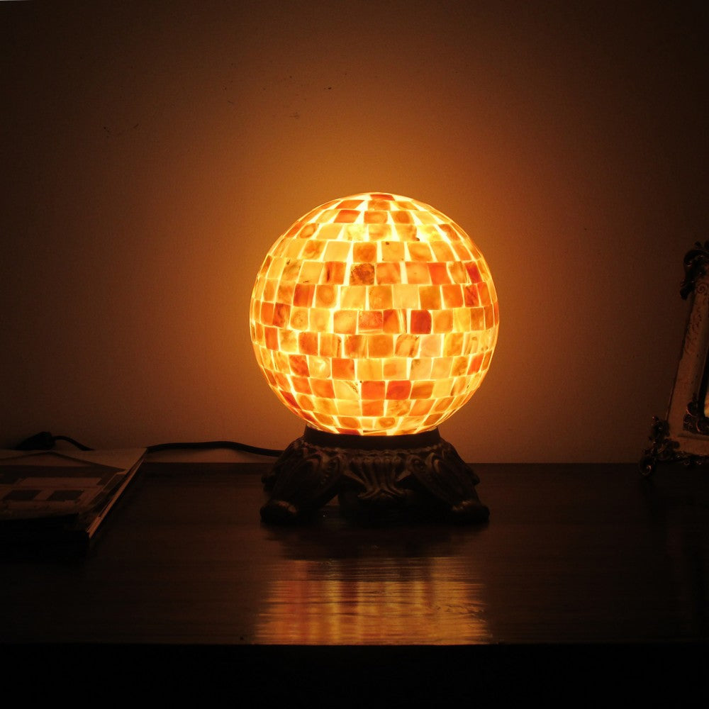 Lighting SHELLEY Mosaic 1 Light Dark Bronze Accent Lamp 8’’ Wide CHL-CH3CD28CC08-TL1