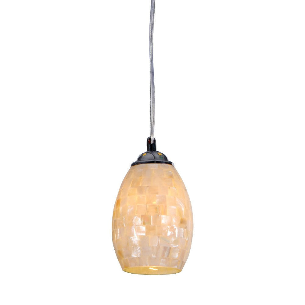 CHLOE Lighting RAVENNA Mosaic 1 Light Ceiling Mini Pendant 5" Shade