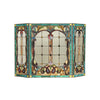 Lucian Tiffany-Style 3Pcs Folding Victorian Fireplace Screen 44X28 CHL-CH3F375VG44-GFS
