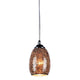 Mini Ceiling Pendant Light with Tempered Glass Shade Multicolor CHL-CH3GY16DC05-DP1