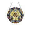 CHLOE Lighting ADALEE Tiffany-style Victorian Stained Glass Window Panel 20’’ Height CHL-CH3P019AV20-RND