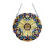 CHLOE Lighting ADALEE Tiffany-style Victorian Stained Glass Window Panel 20’’ Height CHL-CH3P019AV20-RND