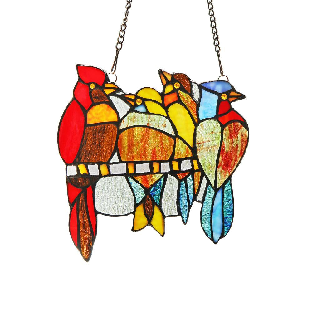Lighting HARLEY Tiffany-glass Window Panel 9"