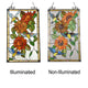Lighting SUNFLOWER Tiffany-style Animal Design Window Panel 20’’ x 33’’ CHL-CH3P124OF33-GPN