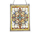 Lighting DELILAH Victorian Tiffany-glass Window Panel 24’’ Tall CHL-CH3P130BV24-GPN