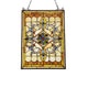 Lighting DELILAH Victorian Tiffany-glass Window Panel 24" Tall