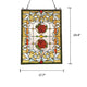 Lighting ZINNIA Floral Tiffany-glass Window Panel 24’’ Tall CHL-CH3P182RF24-GPN