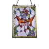 Lighting SERENADE Tiffany-style Animal Design Window Panel 18’’ x 25’’ CHL-CH3P192OF25-GPN