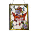 Lighting SERENADE Tiffany-style Animal Design Window Panel 18" x 25"