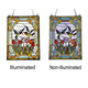 Lighting SPRING TULIPS Tiffany-style Animal Design Window Panel 18’’ x 25’’ CHL-CH3P193BF25-GPN