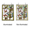 Lighting VINEYARD Tiffany-style Animal Design Window Panel 18’’ x 25’’ CHL-CH3P197GF25-GPN