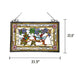 Lighting GREETING BIRDS Tiffany-style Animal Design Window Panel 32’’ x 21’’ CHL-CH3P199PA32-GPN
