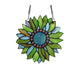 CHLOE Lighting SUNDANCE Tiffany-style Floral Stained Glass Window Panel 11’’ Height CHL-CH3P223BF11-RND
