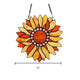 CHLOE Lighting SUNDANCE Tiffany-style Floral Stained Glass Window Panel 11’’ Height CHL-CH3P223BF11-RND