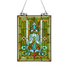 Chloe Lighting Carina Tiffany-Style Victorian Glass Window Panel 18X25.5