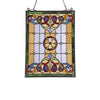 Lighting BILLIE Tiffany-style Victorian Design Window Panel 18’’ x 25’’ CHL-CH3P355AV25-GPN