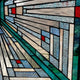 CHLOE Lighting INNES Mission Tiffany-style Stained Glass Window Panel 26’’ Tall CHL-CH3P359BM26-GPN