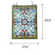 Lighting ANELISA Tiffany-style Victorian Design Window Panel 18’’ x 25’’ CHL-CH3P381VB25-GPN