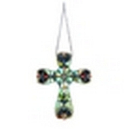 CHLOE Lighting ALENA Victorian Tiffany-style Stained Glass Window Panel 20" Tall