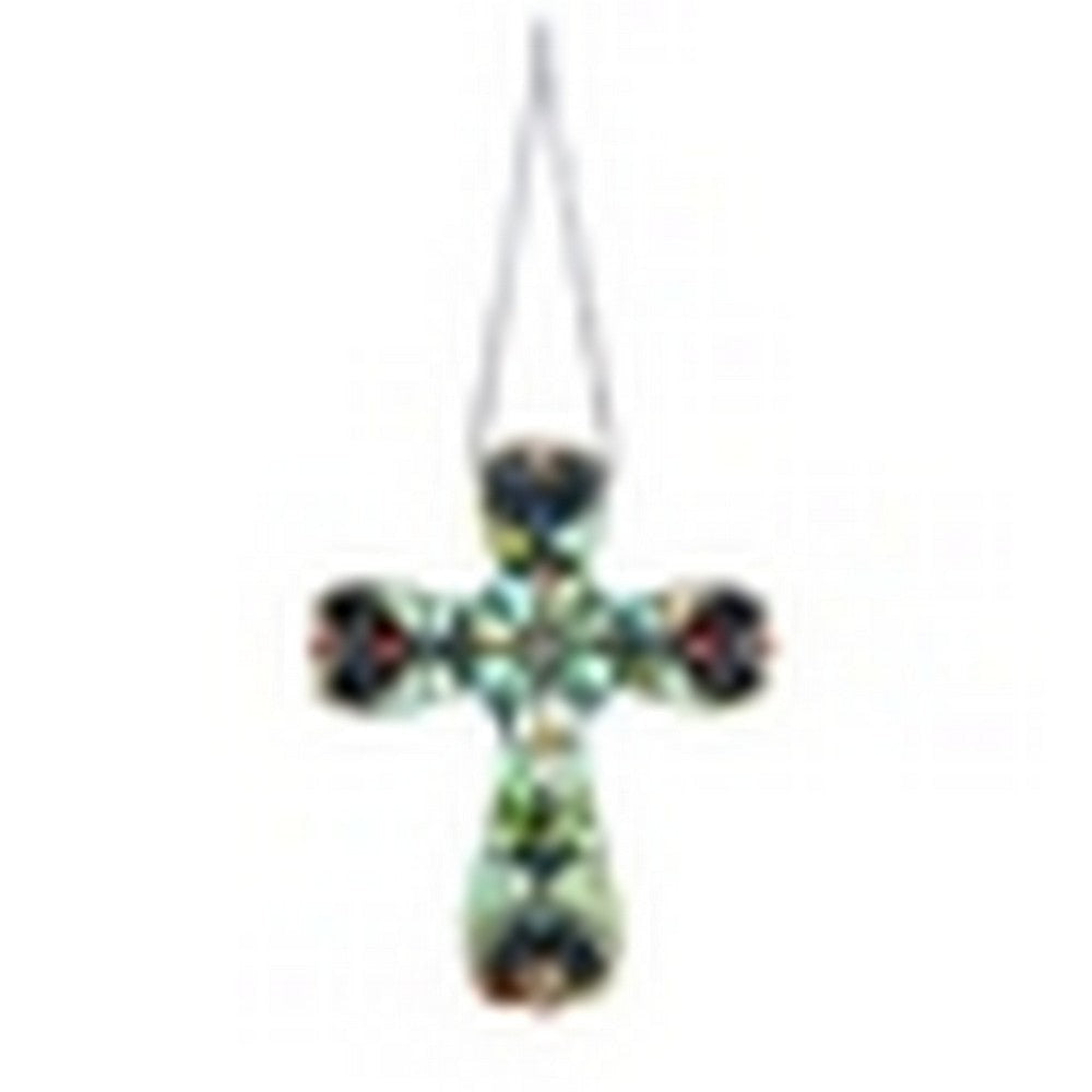 CHLOE Lighting ALENA Victorian Tiffany-style Stained Glass Window Panel 20" Tall