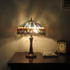 Lighting COURTLAND Tiffany-style 2 Light Mission Table Lamp 16’’ Shade CHL-CH3T033CM16-TL2