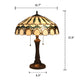 Lighting CLAUDE Tiffany-style 2 Light Victorian Table Lamp 17’’ Shade CHL-CH3T034CV17-TL2