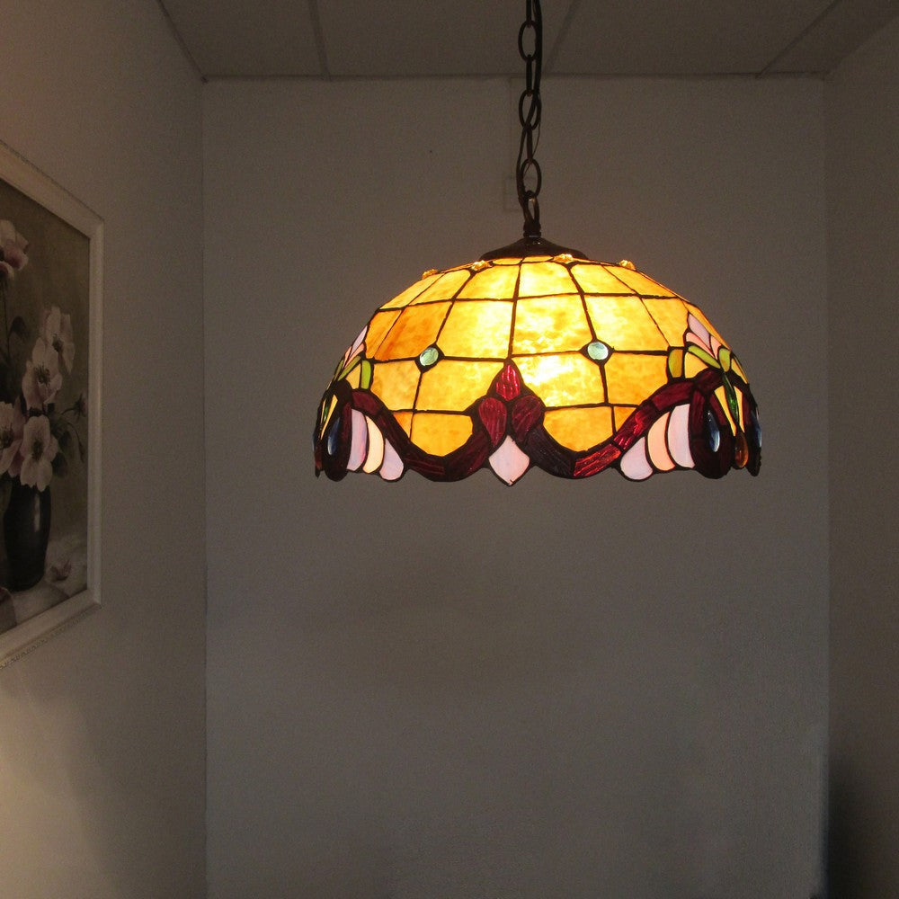 Lighting ANNA Victorian 2 Light Dark Bronze Ceiling Pendant 16’’ Wide CHL-CH3T083AV16-DH2