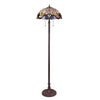 Lighting ANNA Victorian 2 Light Dark Bronze Floor Lamp 18’’ Wide CHL-CH3T083AV18-FL2