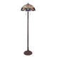 Lighting ANNA Victorian 2 Light Dark Bronze Floor Lamp 18’’ Wide CHL-CH3T083AV18-FL2