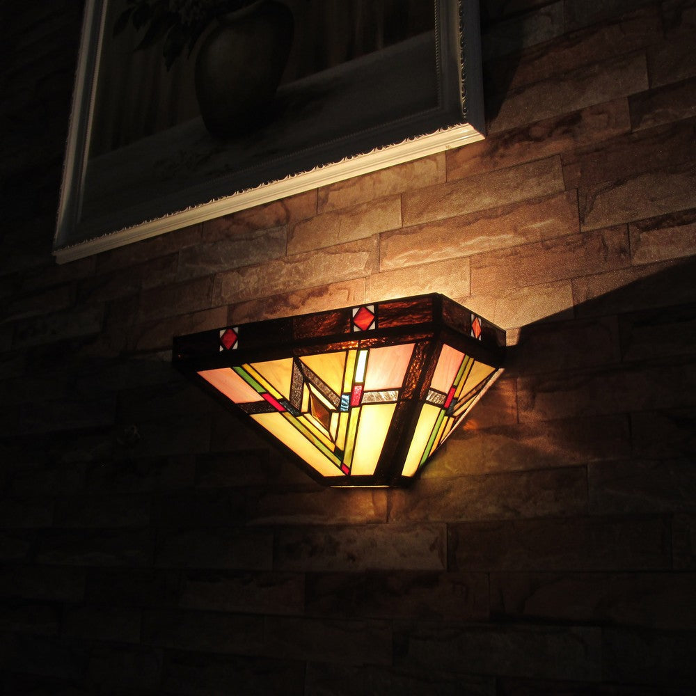 Lighting MANNIX Mission 1 Light Textured Black Wall Sconce 12’’ Wide CHL-CH3T103AM12-WS1