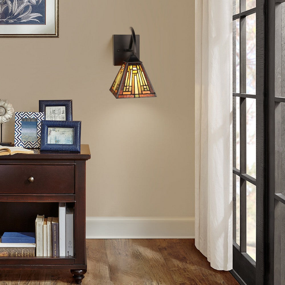 CH3T118AM06-WS1 Black Wall Sconce