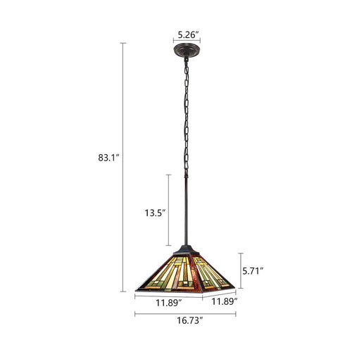 CH3T118AM12-DP1 Blackish Bronze Pendant Light