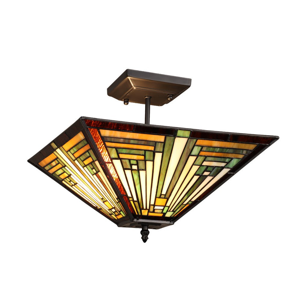 CH3T118AM14-UF2 Blackish Bronze Semi Flush Mount